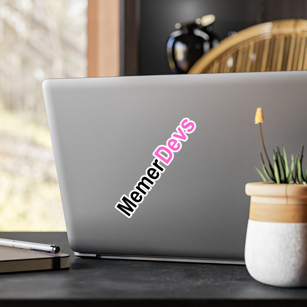 MemerDevs Kiss-Cut Vinyl Sticker - Laptop/Window Decal