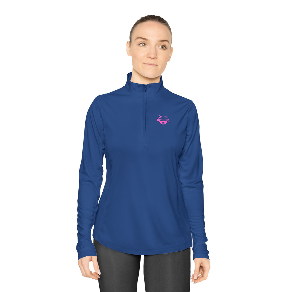 Ladies Quarter-Zip Pullover - MemerDevs Performance Top