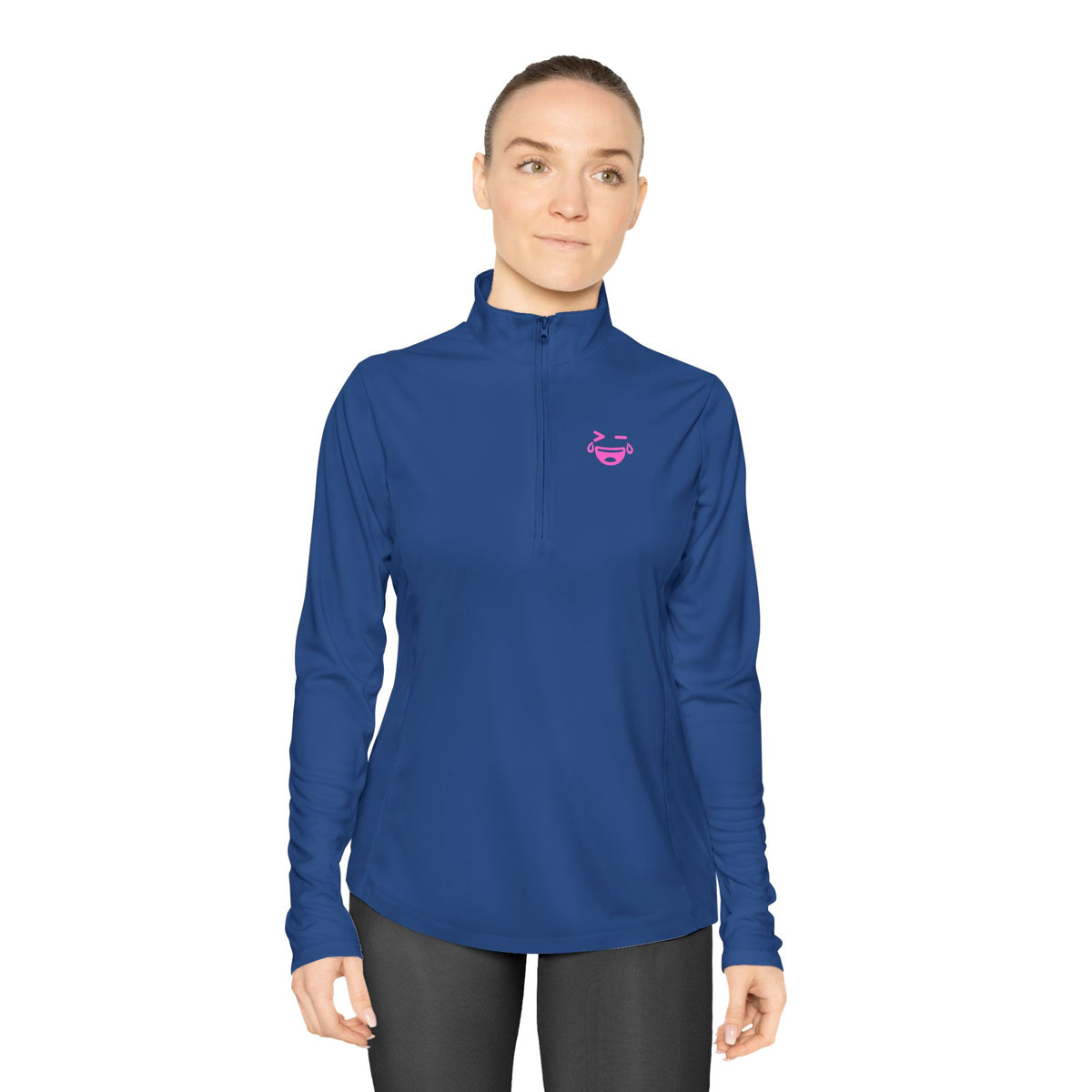 Ladies Quarter-Zip Pullover - MemerDevs Performance Top