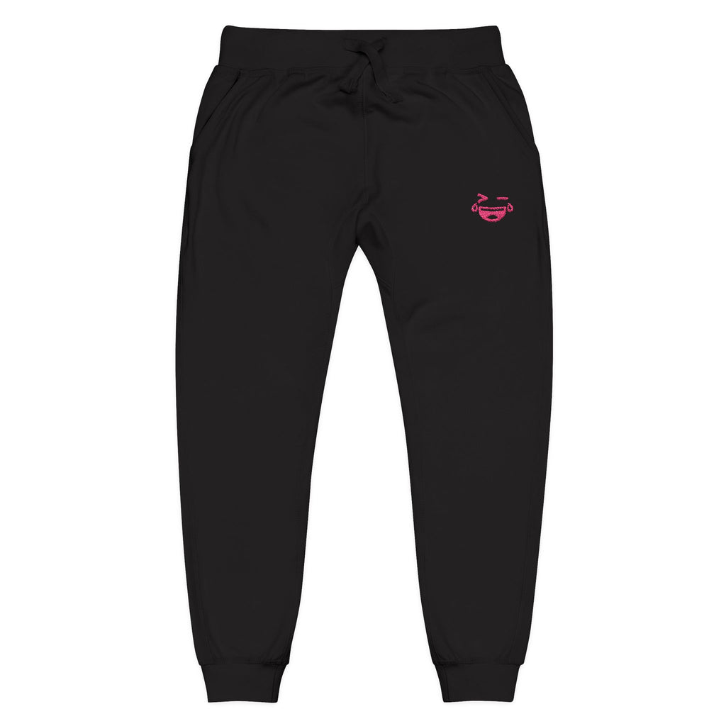 Embroidered MemerDevs Fleece Sweatpants - Cozy Casual Lounge Joggers