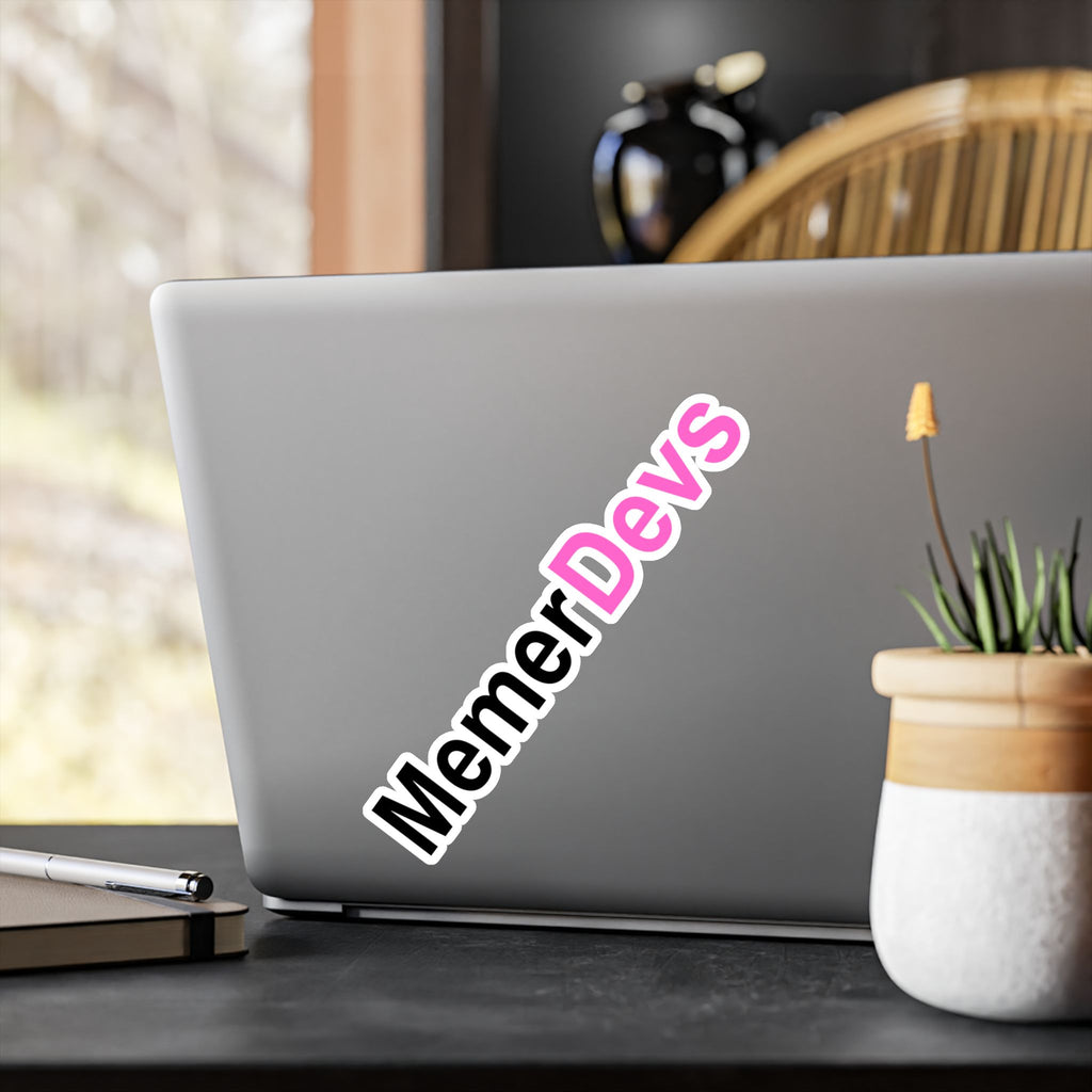 MemerDevs Kiss-Cut Vinyl Sticker - Laptop/Window Decal