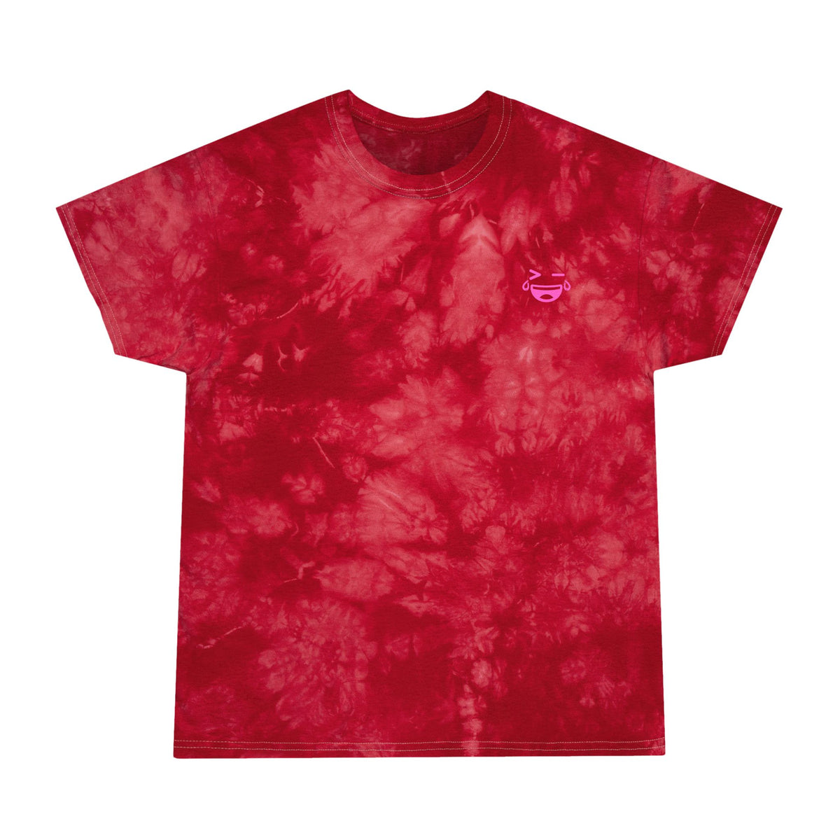Crystal Blue Tie-Dye Tee - 'MemerDevs' Graphic T-Shirt