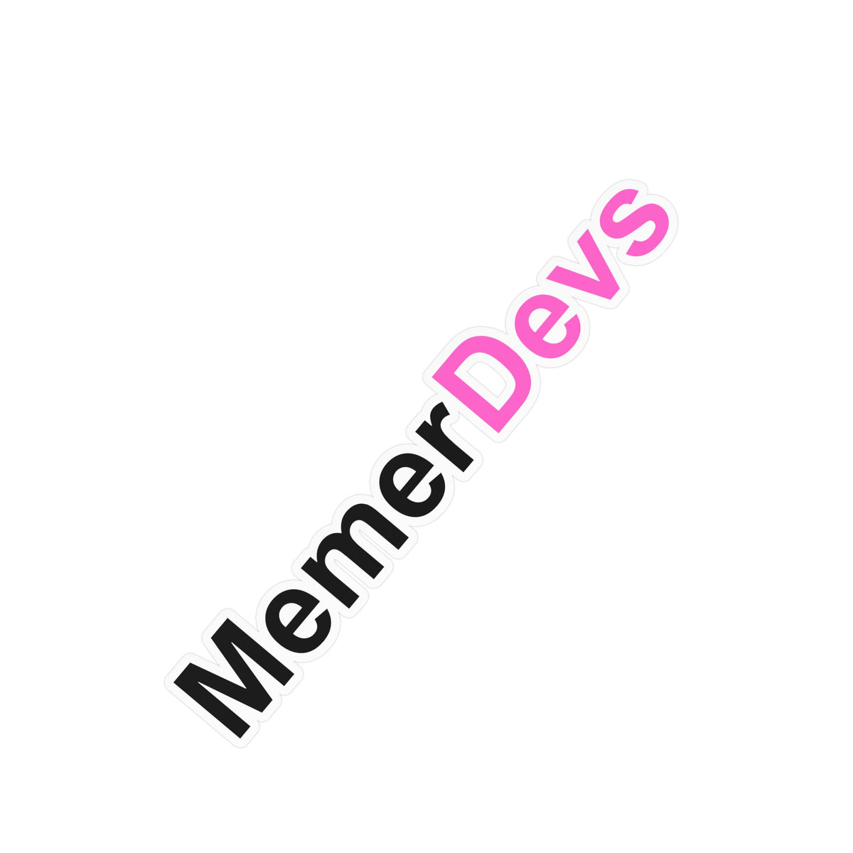 MemerDevs Kiss-Cut Vinyl Sticker - Laptop/Window Decal