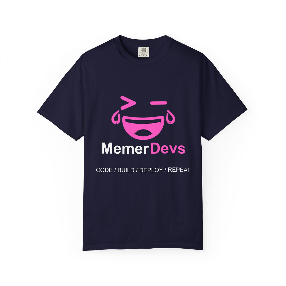 MemerDevs T-shirt | Code Build Deploy Repeat