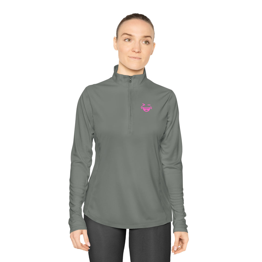 Ladies Quarter-Zip Pullover - MemerDevs Performance Top