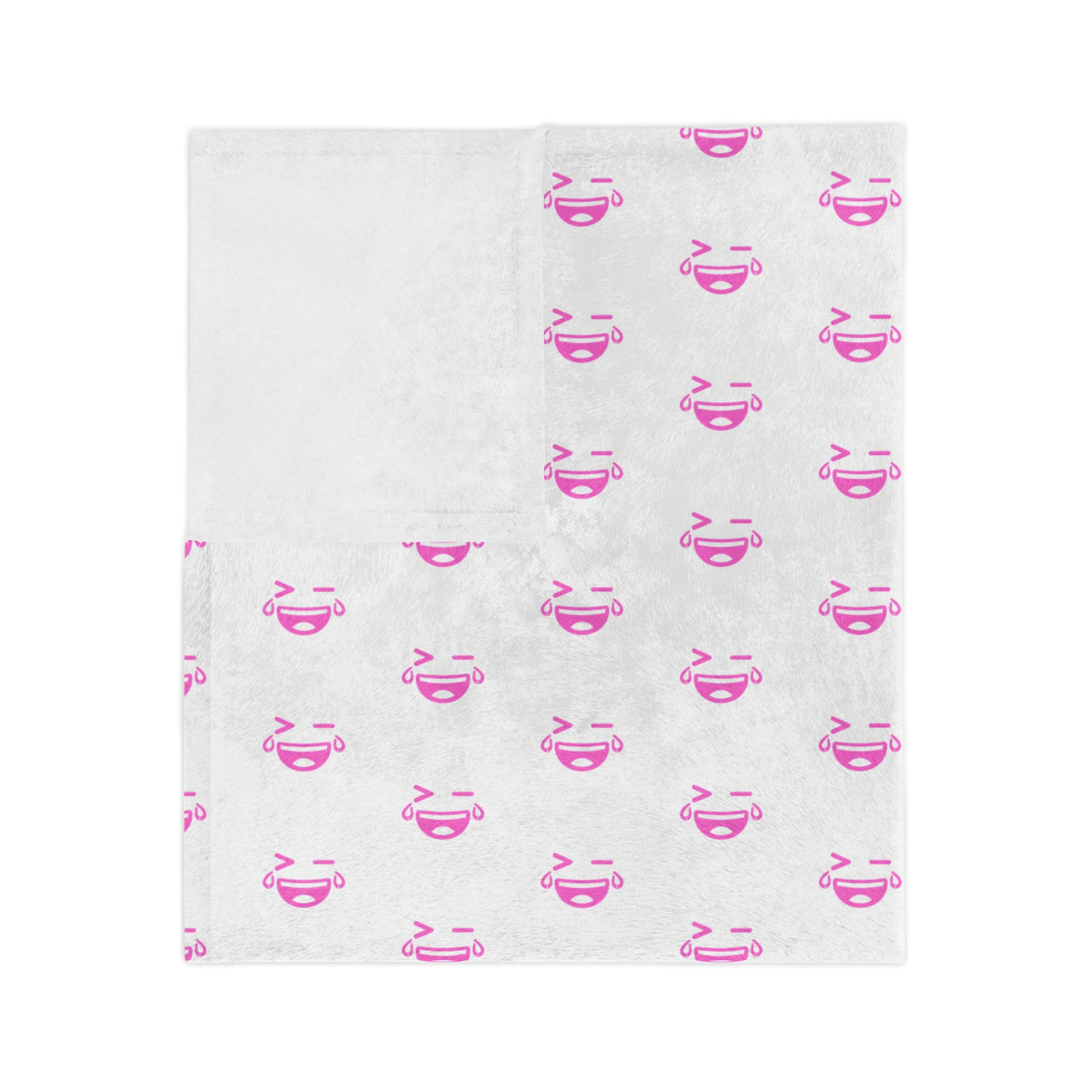 MemerDevs Pattern Velveteen Microfiber Blanket - Soft Cozy Throw for Nursery, Baby Shower & Everyday Comfort