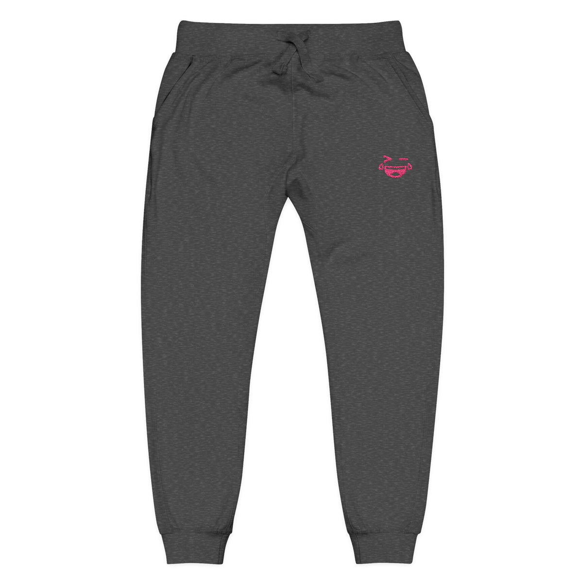 Embroidered MemerDevs Fleece Sweatpants - Cozy Casual Lounge Joggers