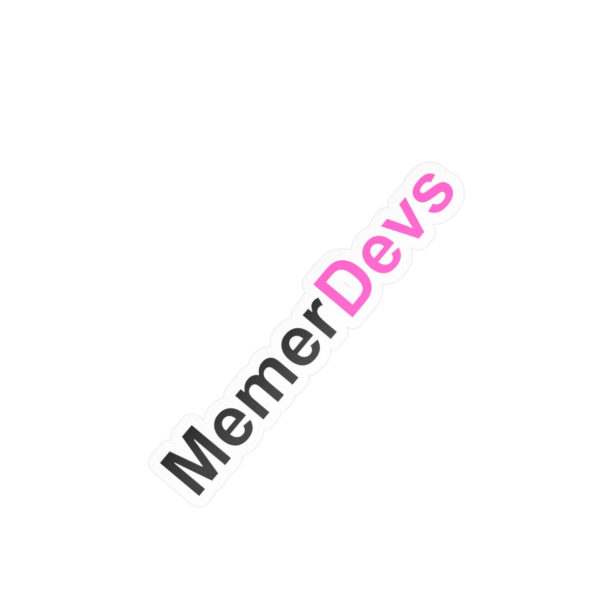 MemerDevs Kiss-Cut Vinyl Sticker - Laptop/Window Decal
