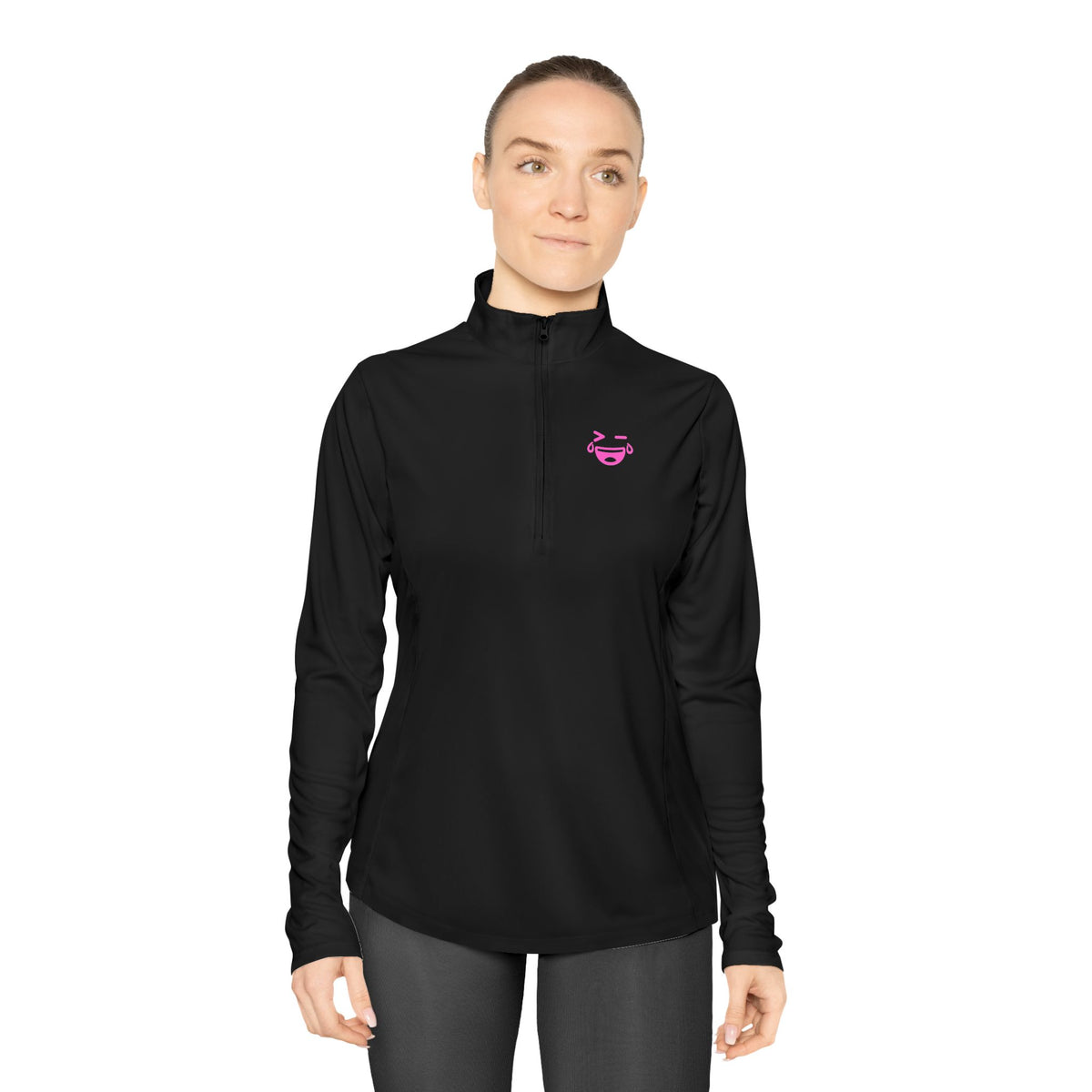 Ladies Quarter-Zip Pullover - MemerDevs Performance Top