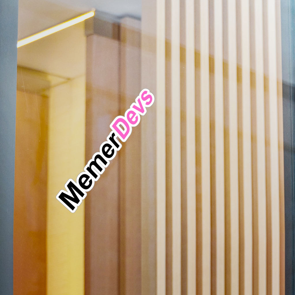 MemerDevs Kiss-Cut Vinyl Sticker - Laptop/Window Decal