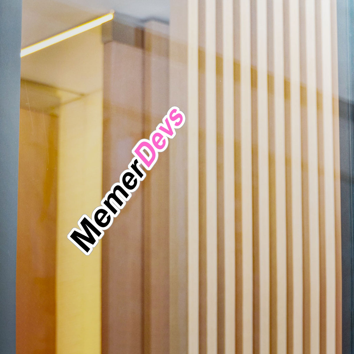 MemerDevs Kiss-Cut Vinyl Sticker - Laptop/Window Decal