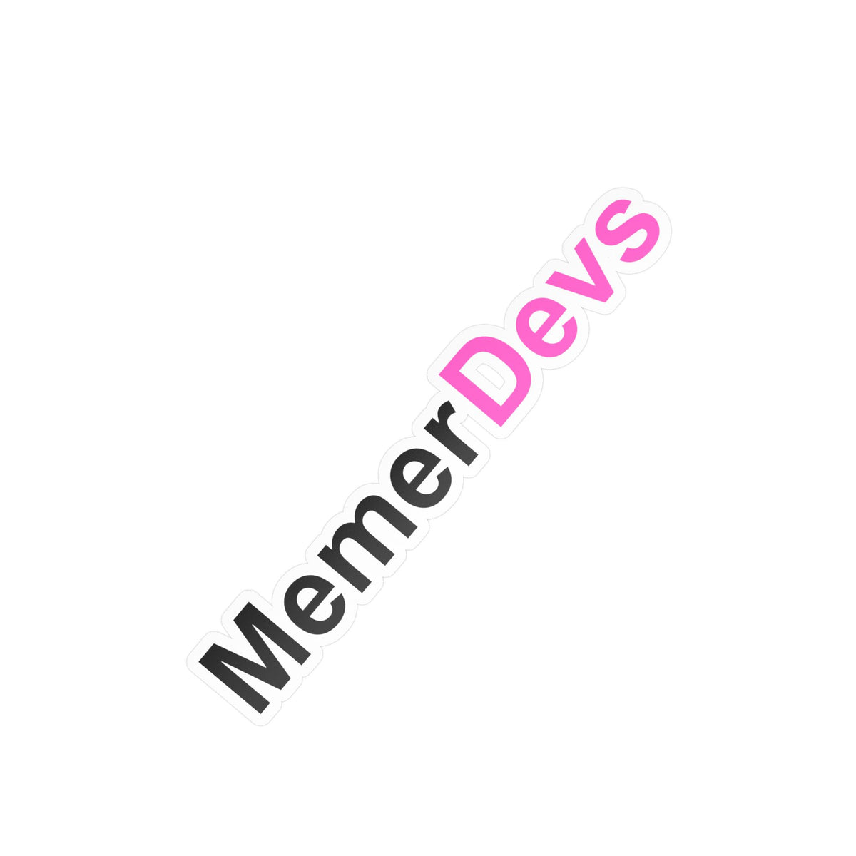 MemerDevs Kiss-Cut Vinyl Sticker - Laptop/Window Decal