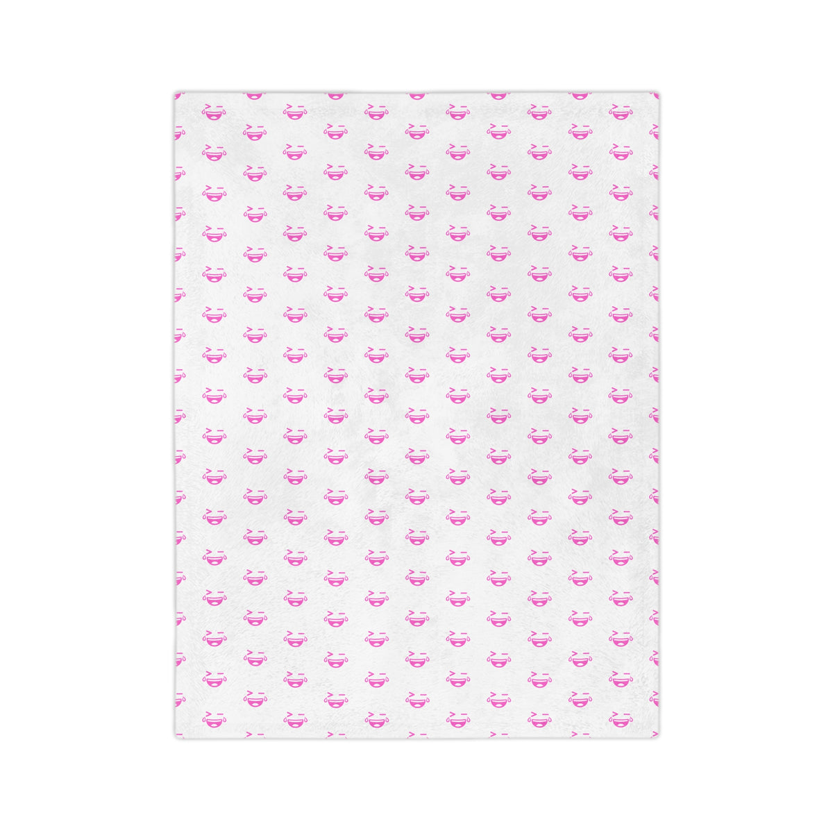 MemerDevs Pattern Velveteen Microfiber Blanket - Soft Cozy Throw for Nursery, Baby Shower & Everyday Comfort