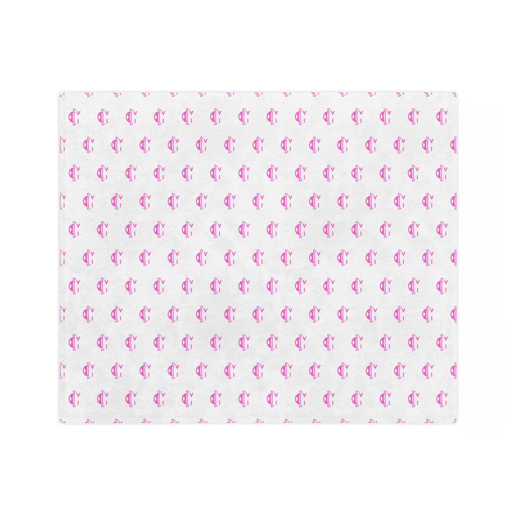 MemerDevs Pattern Velveteen Microfiber Blanket - Soft Cozy Throw for Nursery, Baby Shower & Everyday Comfort