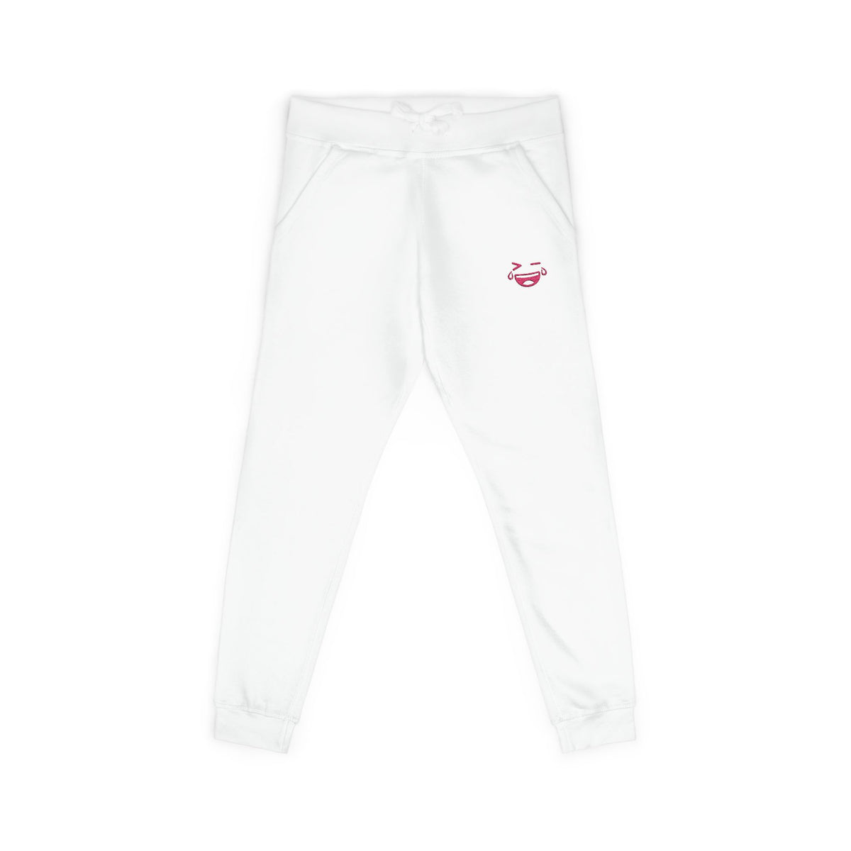 Embroidered MemerDevs Fleece Sweatpants - Cozy Casual Lounge Joggers