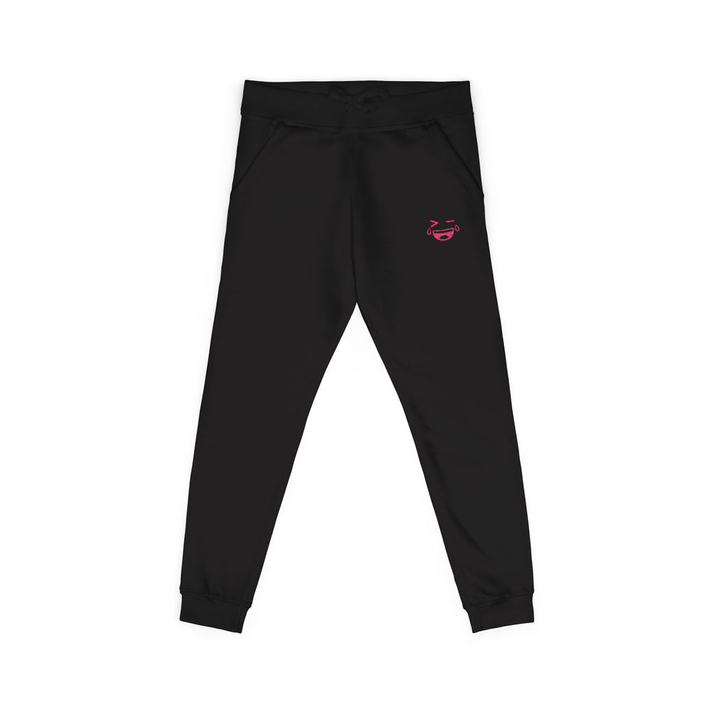 Embroidered MemerDevs Fleece Sweatpants - Cozy Casual Lounge Joggers