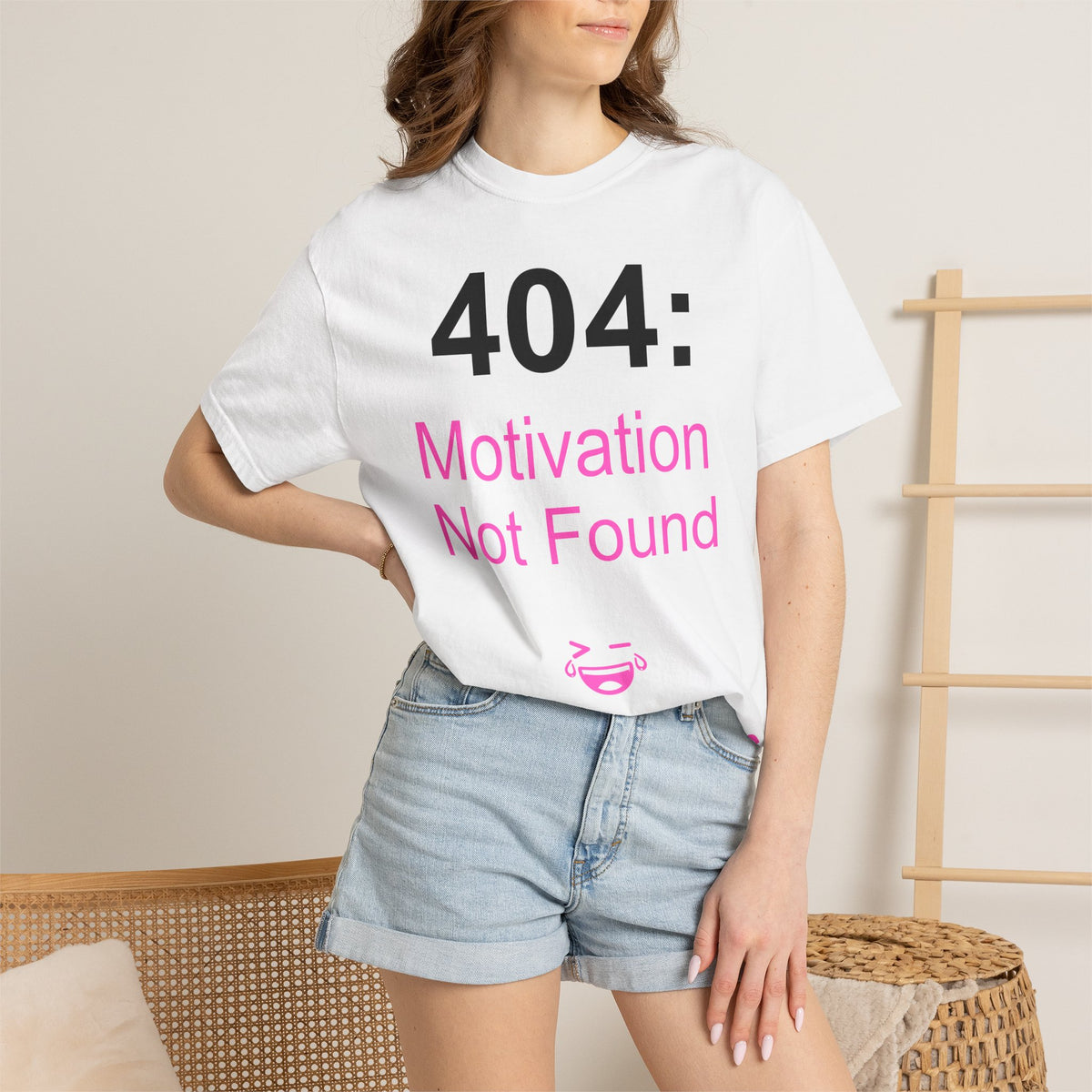404: Motivation Not Found T-Shirt | Funny Programmer Tee, MemerDevs Design