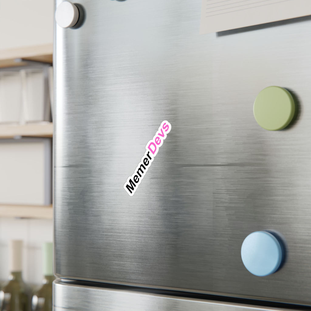 MemerDevs Kiss-Cut Vinyl Sticker - Laptop/Window Decal