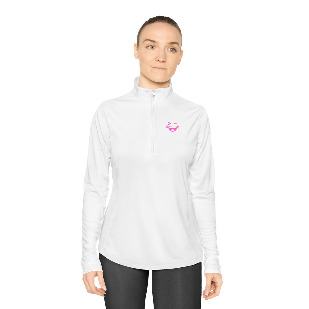 Ladies Quarter-Zip Pullover - MemerDevs Performance Top