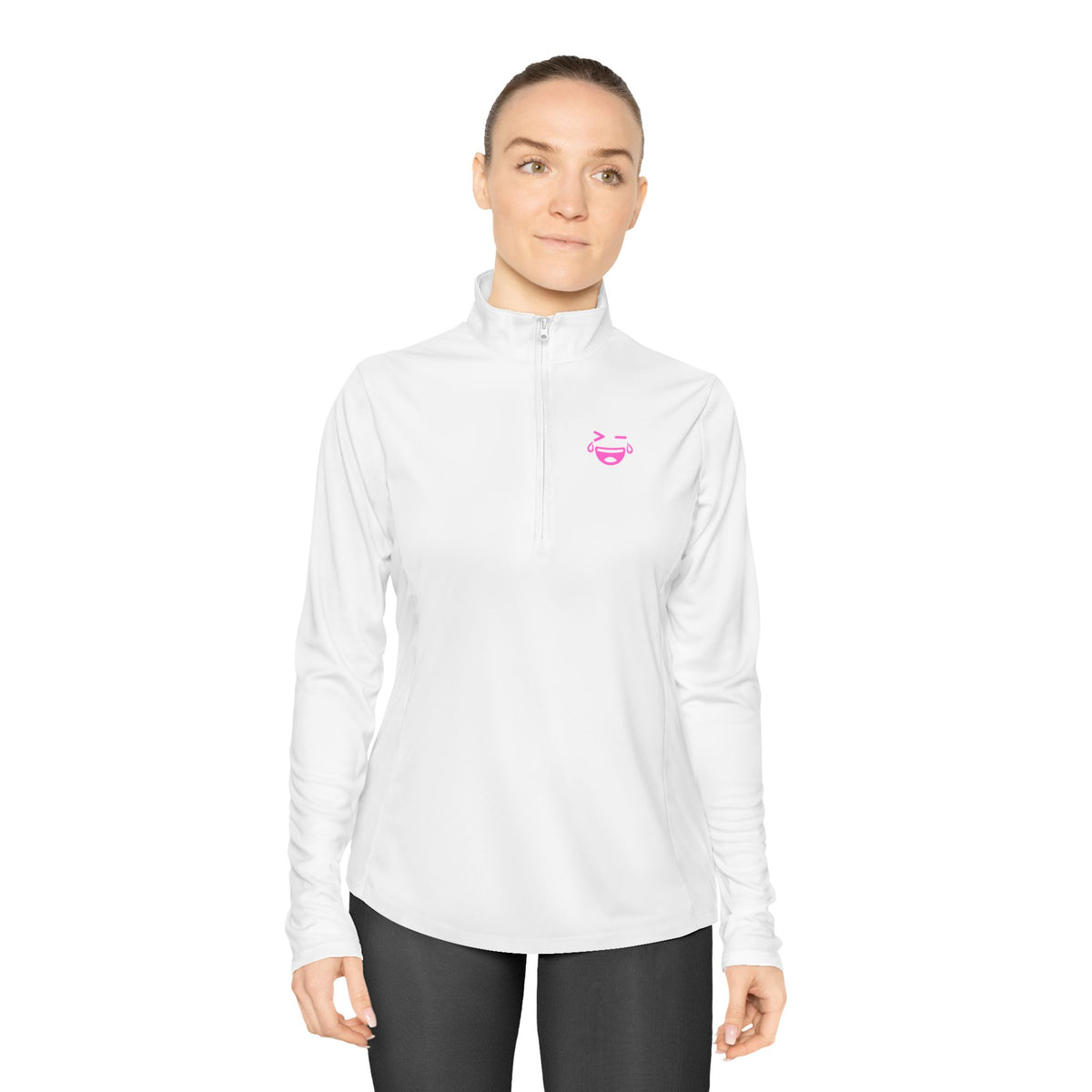 Ladies Quarter-Zip Pullover - MemerDevs Performance Top