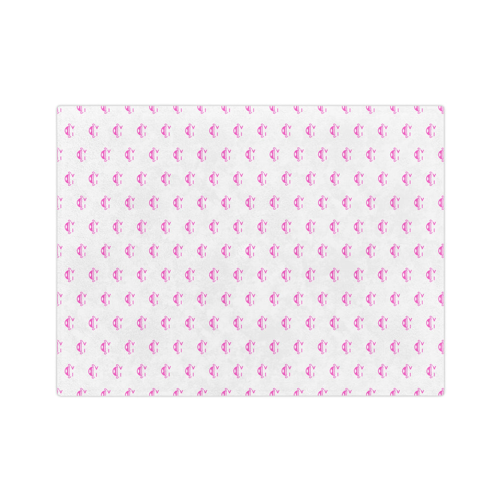 MemerDevs Pattern Velveteen Microfiber Blanket - Soft Cozy Throw for Nursery, Baby Shower & Everyday Comfort
